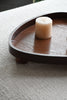 Four-Piece Décor Elegant Set - Wooden tray - Lagurus